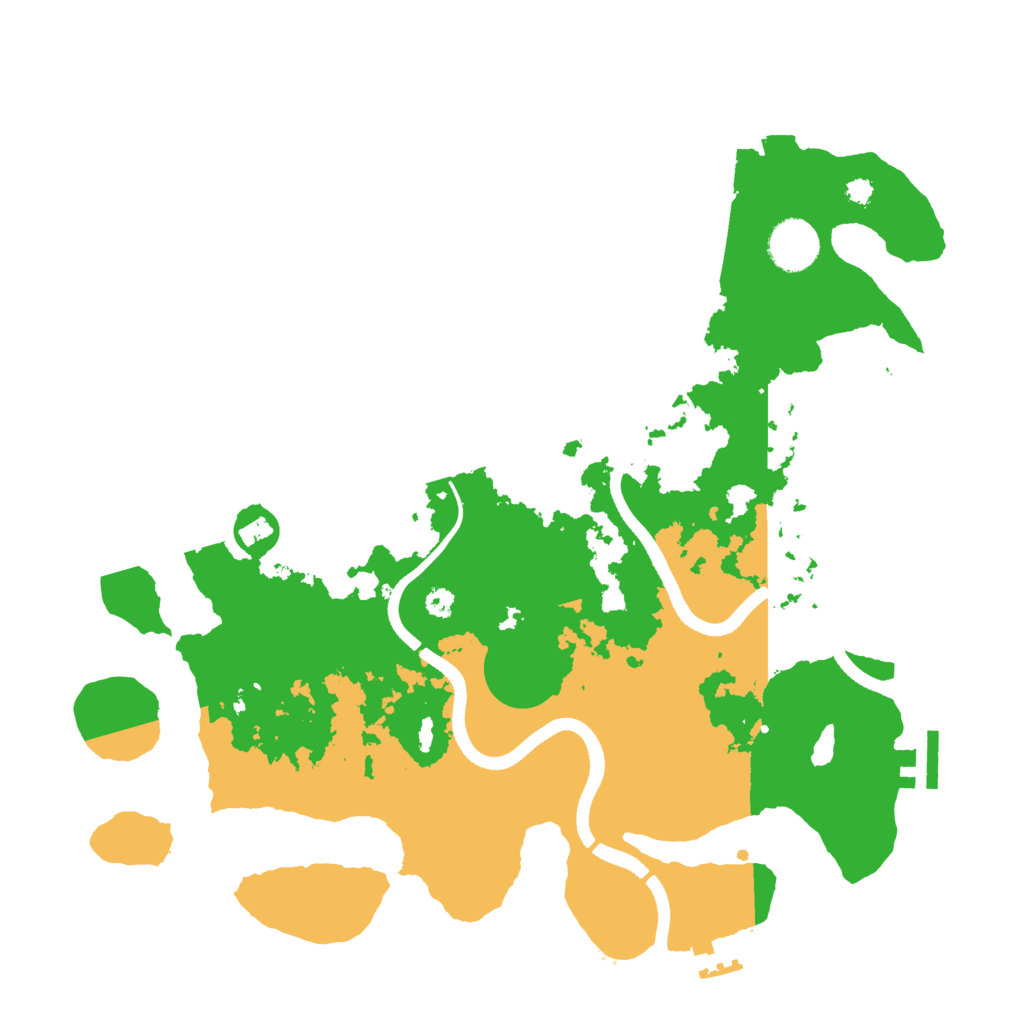 Biome Rust Map: Procedural Map, Size: 3550, Seed: 338558