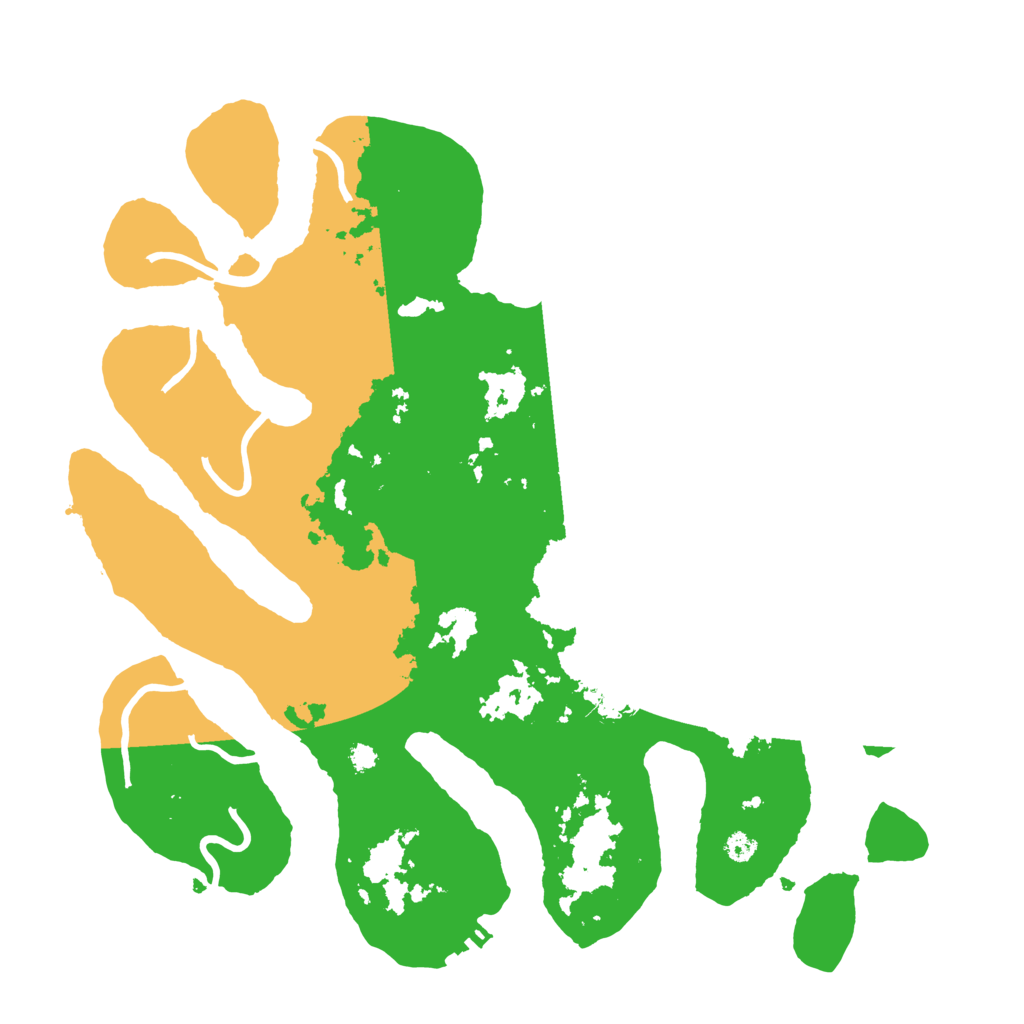 Biome Rust Map: Procedural Map, Size: 3500, Seed: 701085201