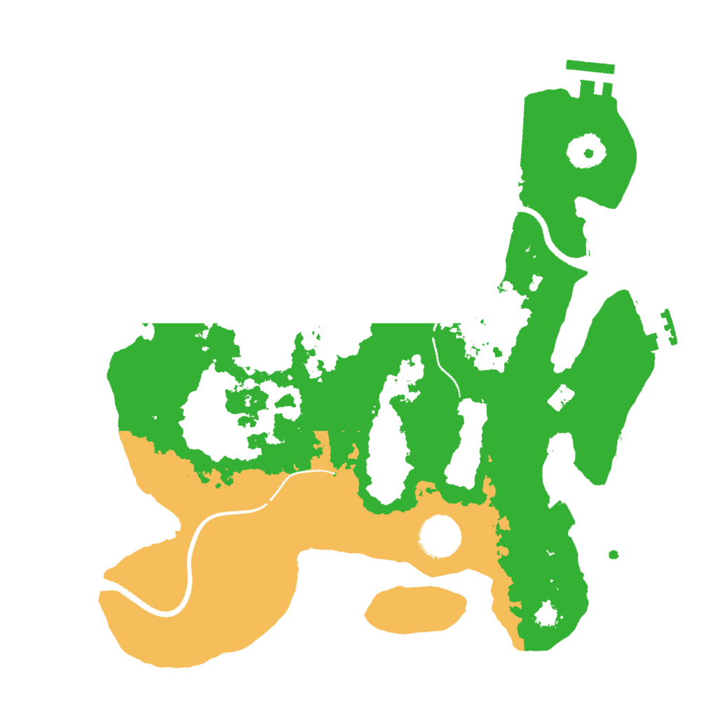 Biome Rust Map: Procedural Map, Size: 3000, Seed: 15