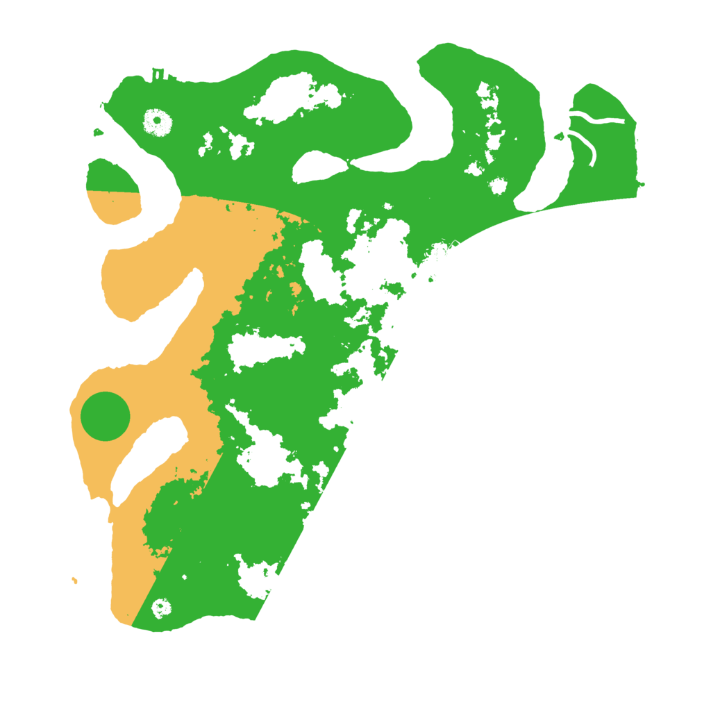 Biome Rust Map: Procedural Map, Size: 3800, Seed: 12461035