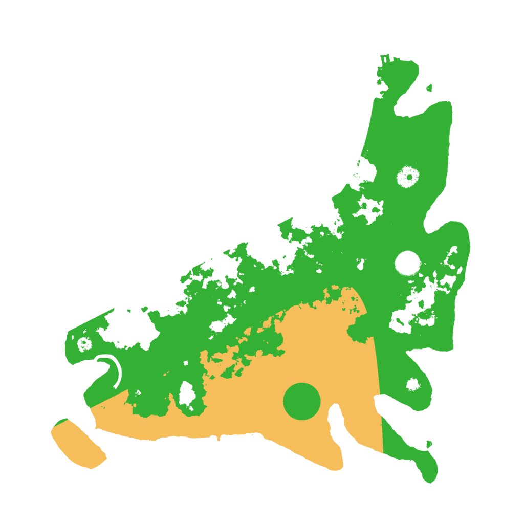 Biome Rust Map: Procedural Map, Size: 3700, Seed: 53887744