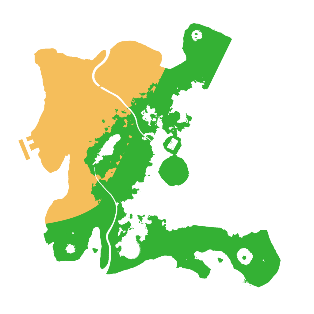 Biome Rust Map: Procedural Map, Size: 3000, Seed: 366730697