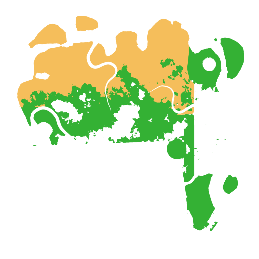 Biome Rust Map: Procedural Map, Size: 3550, Seed: 801357