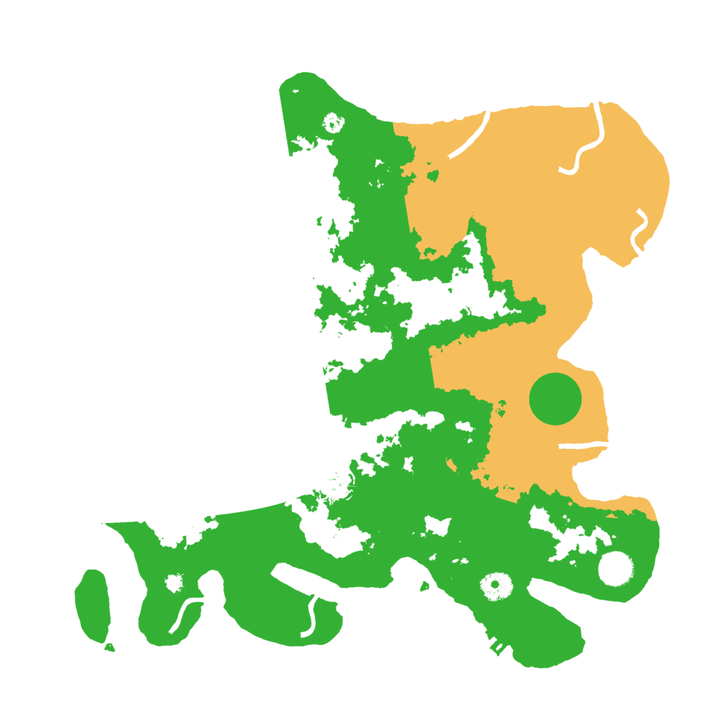 Biome Rust Map: Procedural Map, Size: 3600, Seed: 1093174732