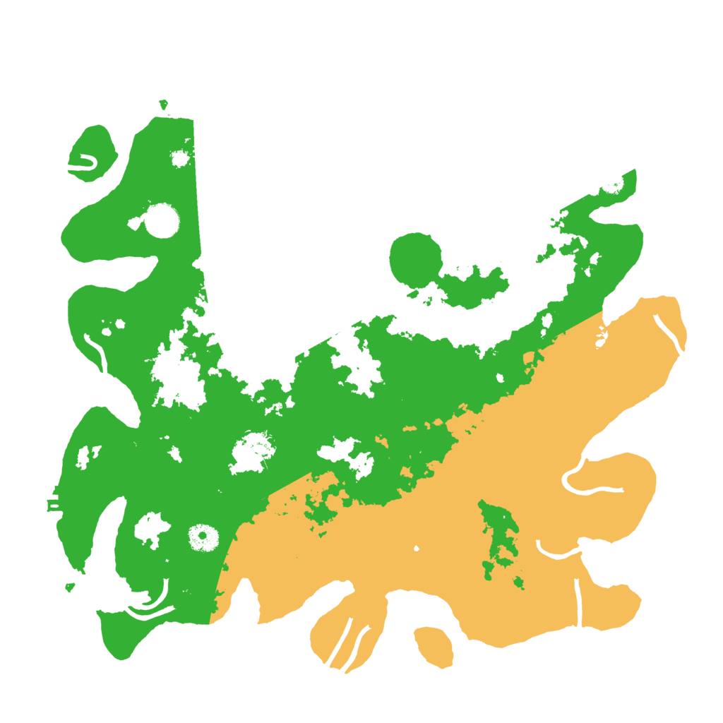Biome Rust Map: Procedural Map, Size: 3700, Seed: 14326