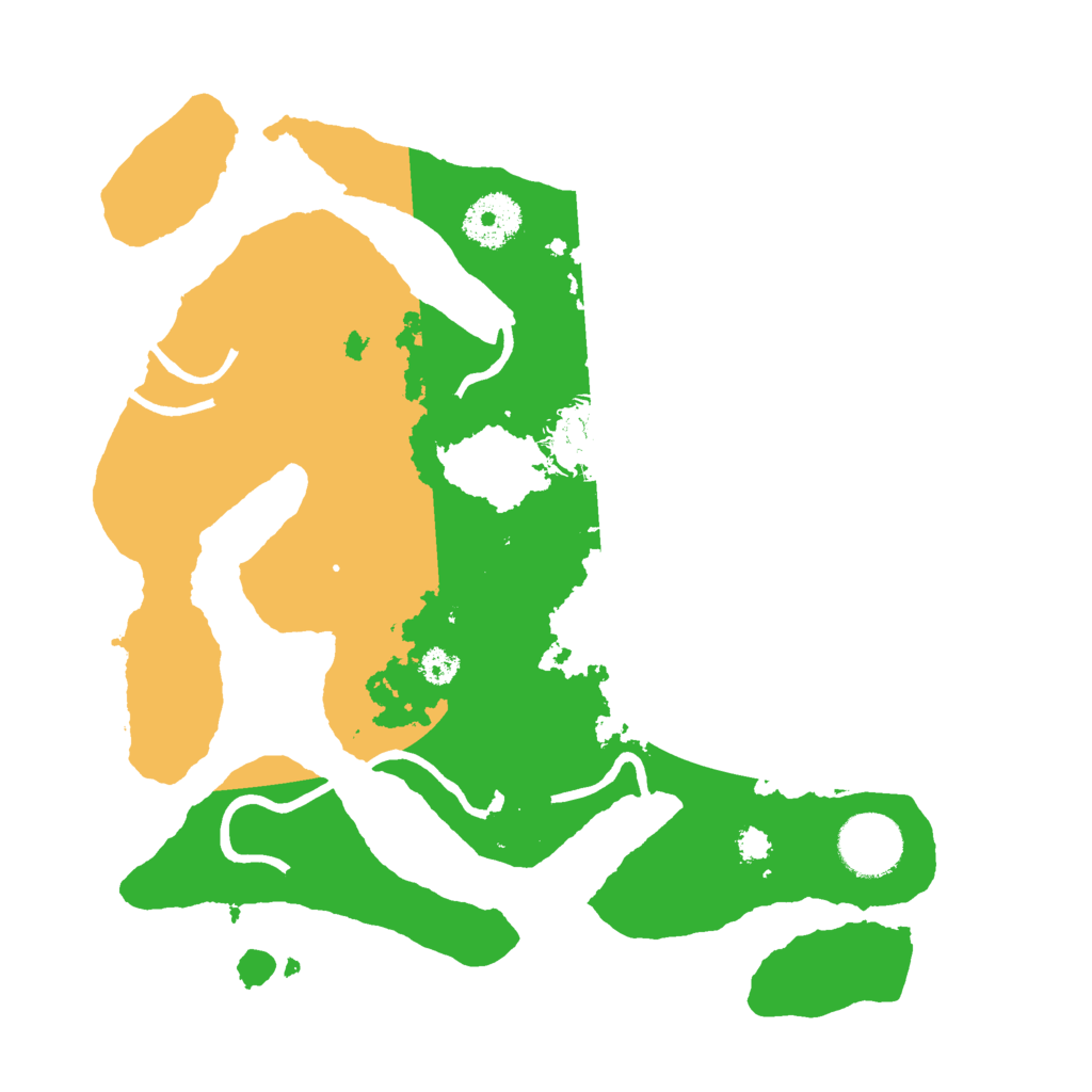 Biome Rust Map: Procedural Map, Size: 3000, Seed: 489895041