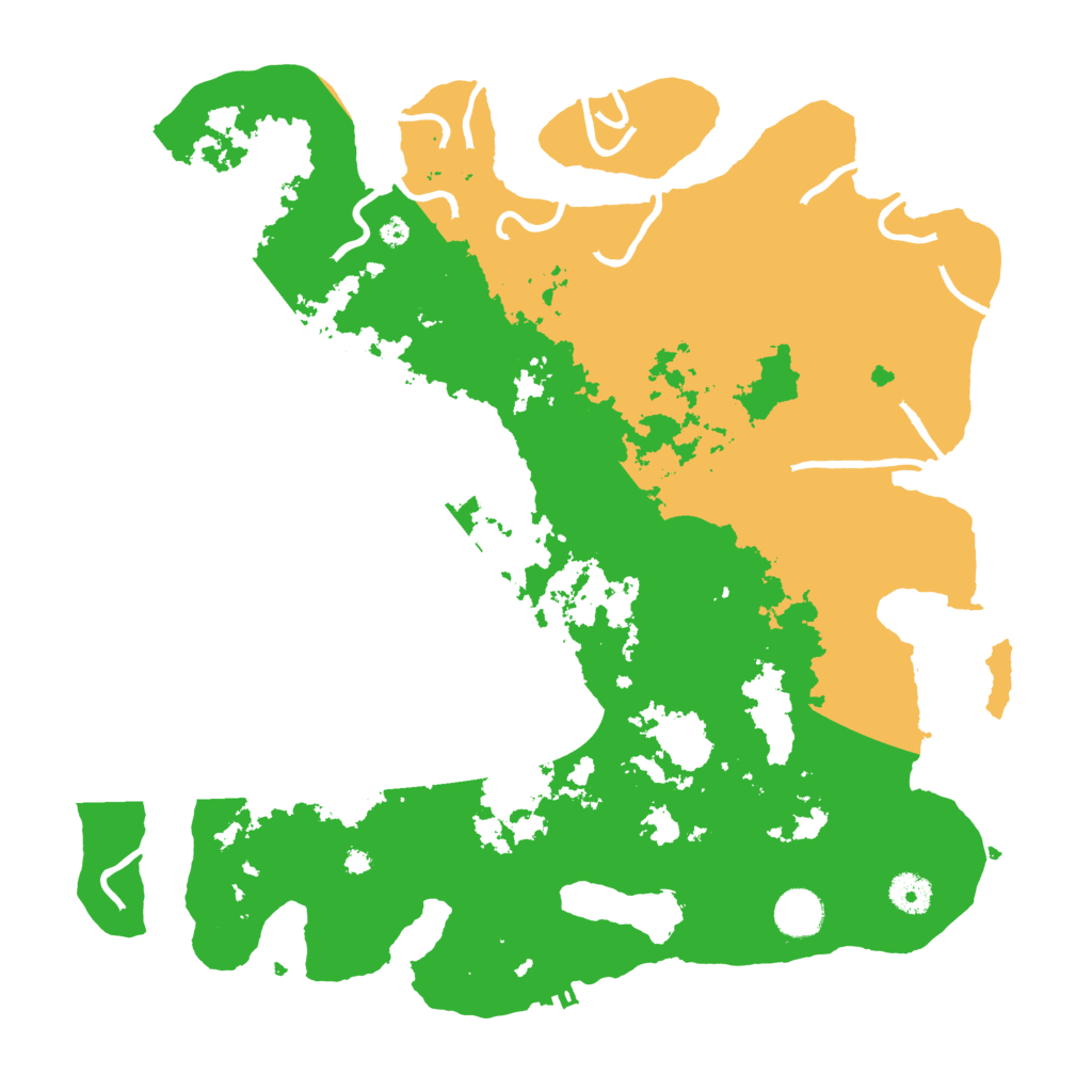 Biome Rust Map: Procedural Map, Size: 3950, Seed: 109392757