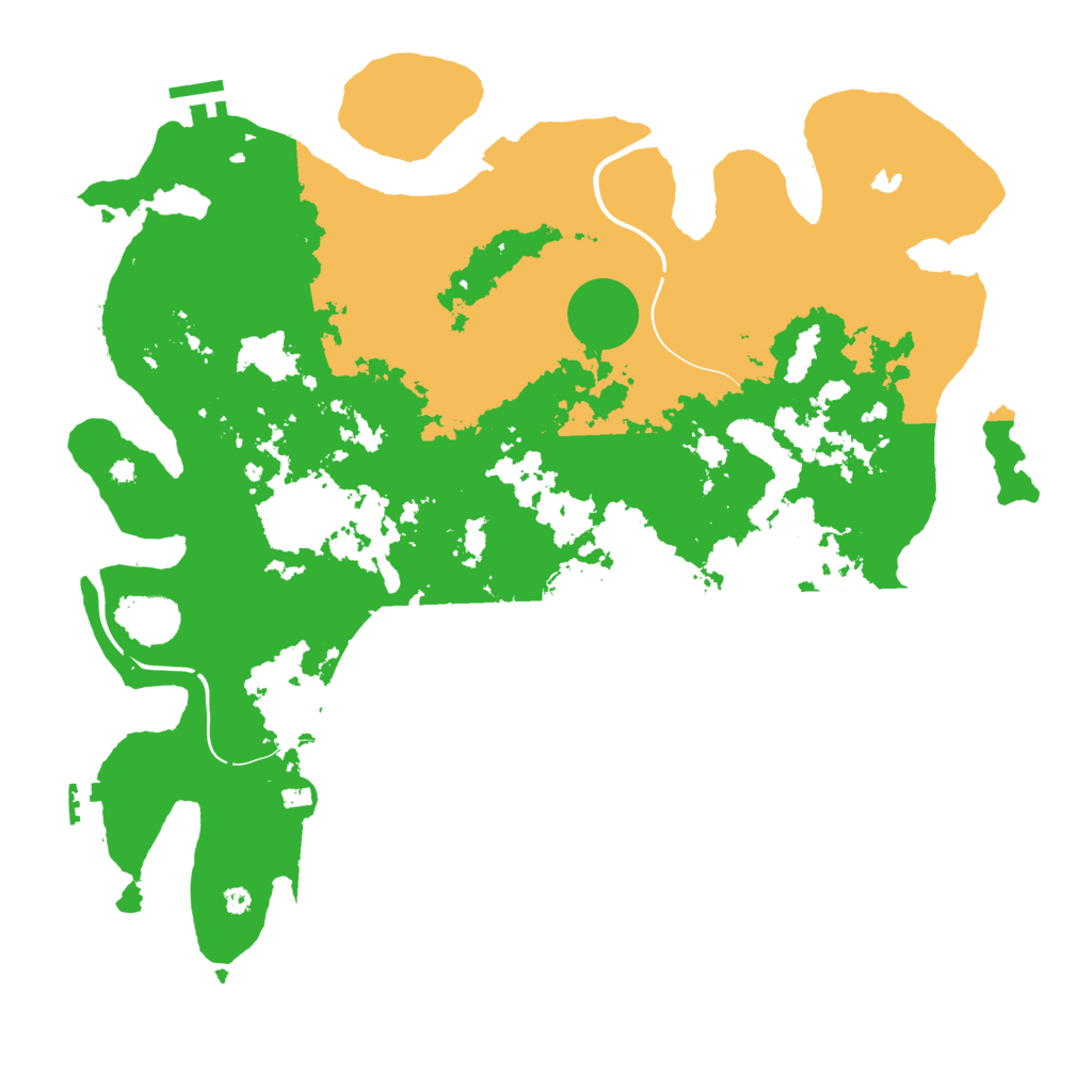 Biome Rust Map: Procedural Map, Size: 4050, Seed: 1863956496