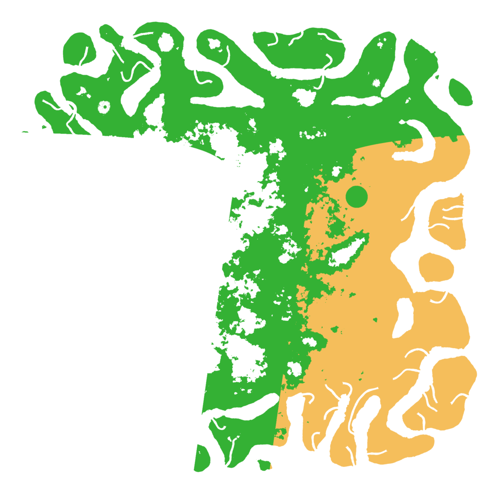 Biome Rust Map: Procedural Map, Size: 6000, Seed: 1243