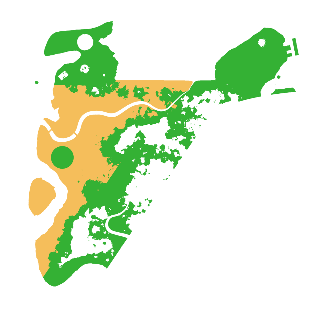 Biome Rust Map: Procedural Map, Size: 3750, Seed: 5242117