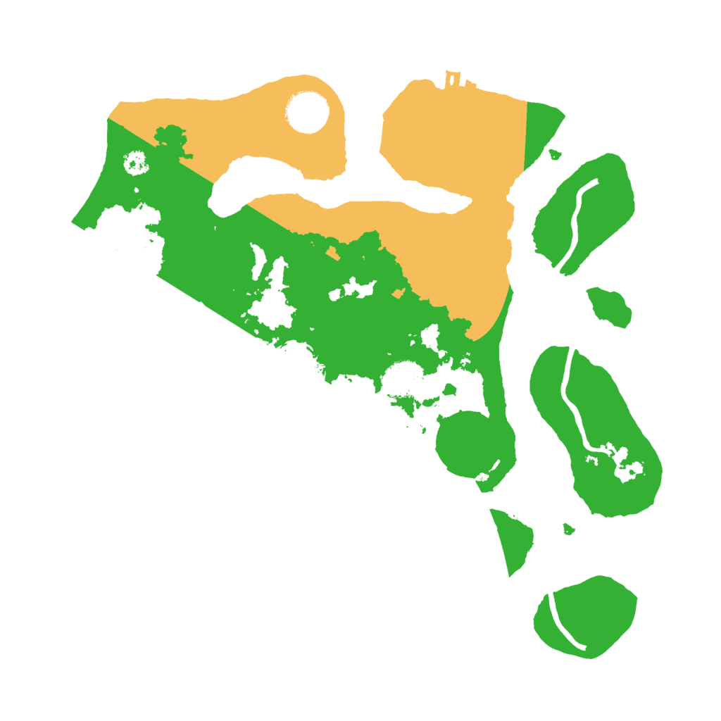 Biome Rust Map: Procedural Map, Size: 3000, Seed: 1613597818