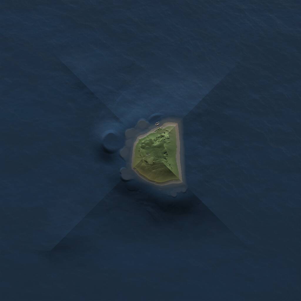 Rust Map: Procedural Map, Size: 1000, Seed: 529543, 1 Monuments