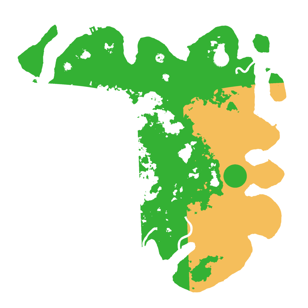 Biome Rust Map: Procedural Map, Size: 3500, Seed: 1076182732