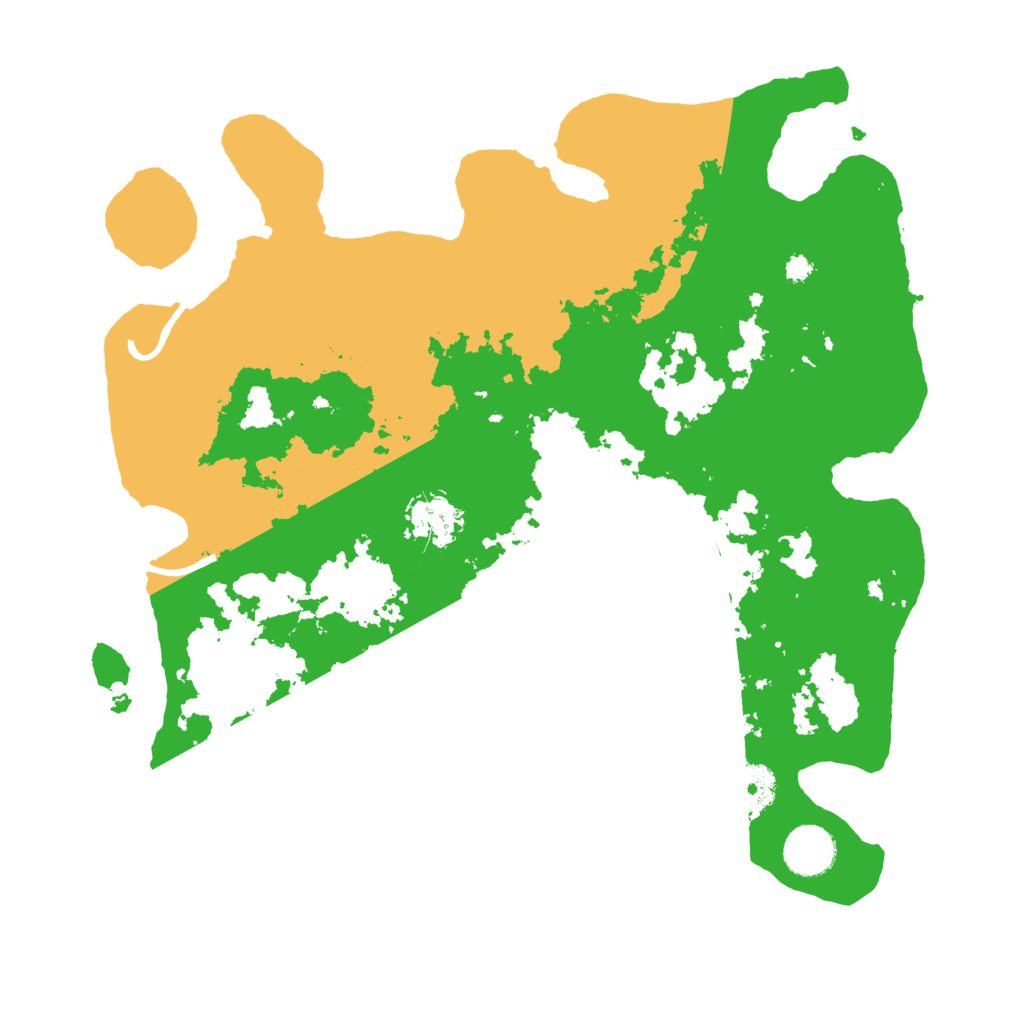 Biome Rust Map: Procedural Map, Size: 3500, Seed: 1012586