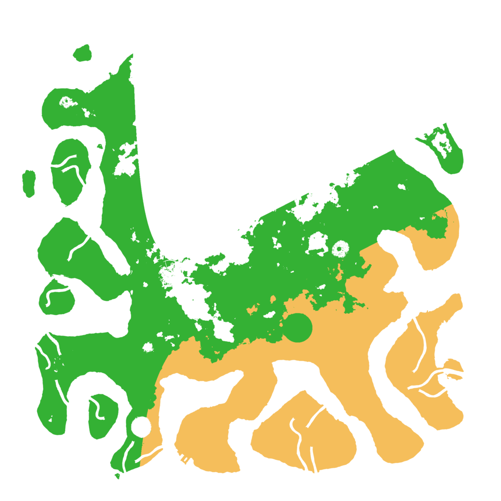 Biome Rust Map: Procedural Map, Size: 4500, Seed: 1176594825