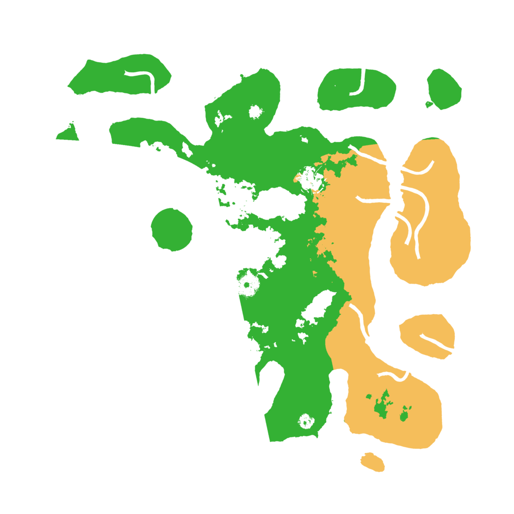 Biome Rust Map: Procedural Map, Size: 3550, Seed: 210315