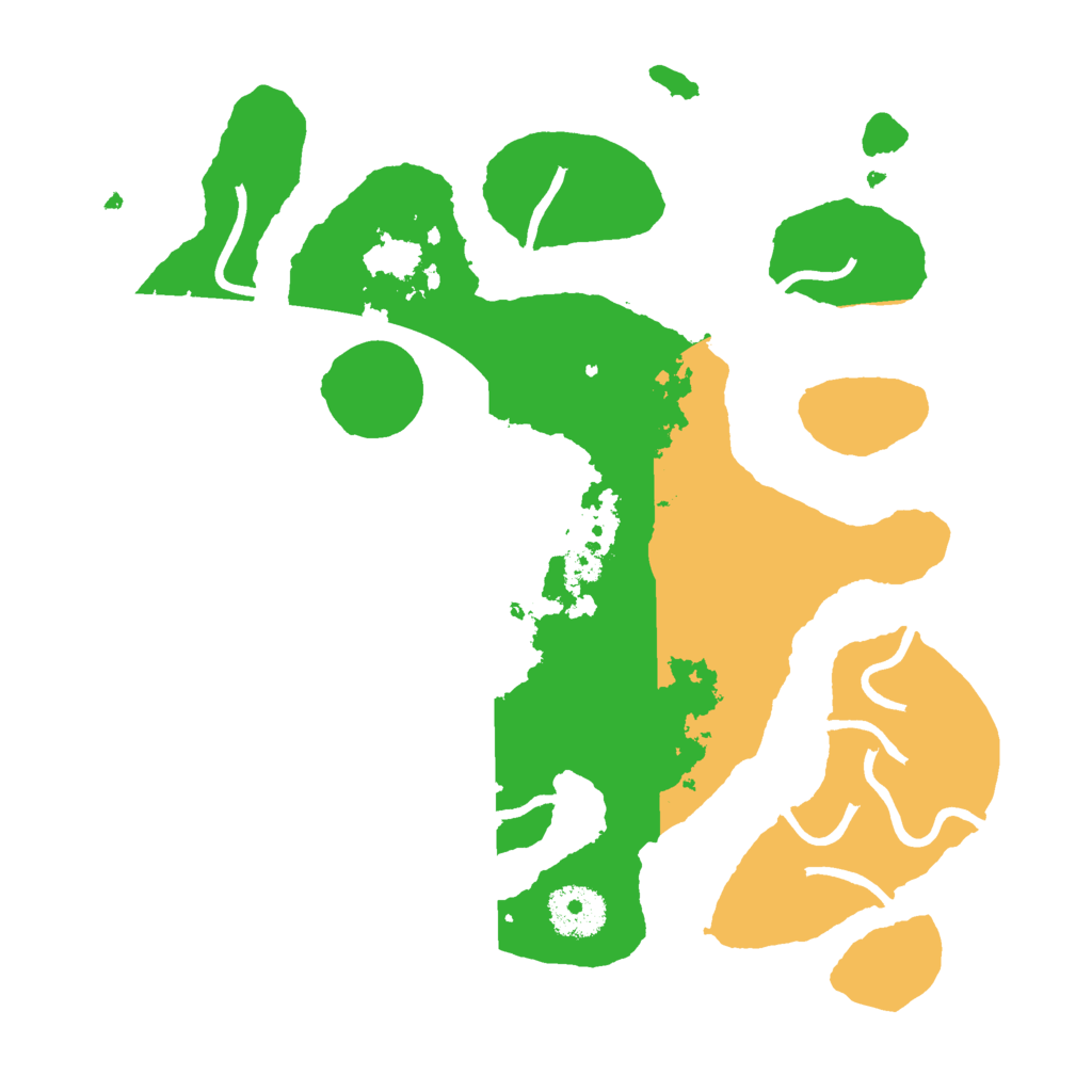 Biome Rust Map: Procedural Map, Size: 3000, Seed: 17772