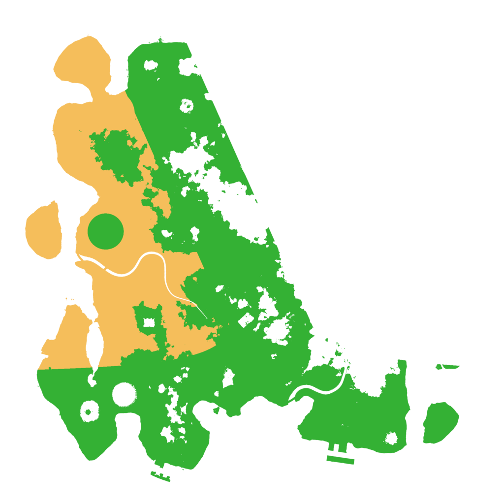 Biome Rust Map: Procedural Map, Size: 3700, Seed: 120613282