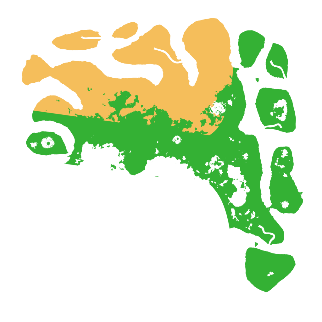 Biome Rust Map: Procedural Map, Size: 4000, Seed: 177777