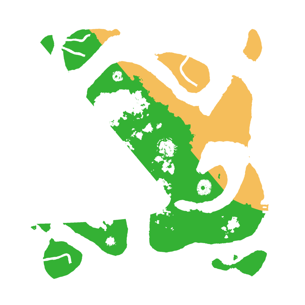 Biome Rust Map: Procedural Map, Size: 3000, Seed: 96243863