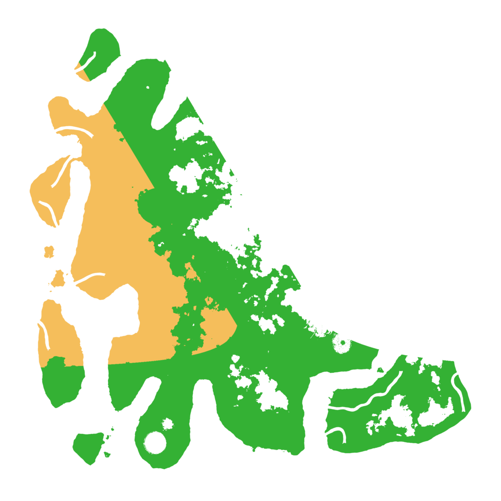 Biome Rust Map: Procedural Map, Size: 4000, Seed: 131405