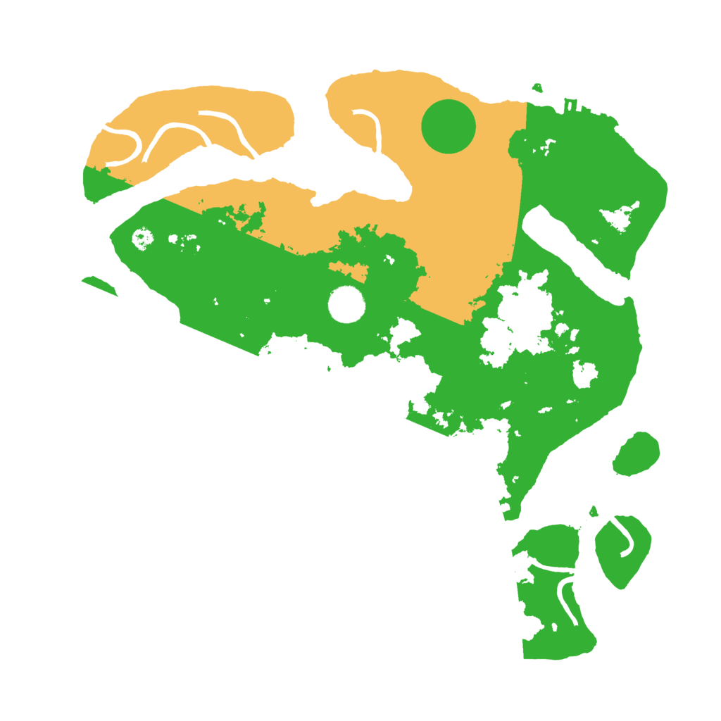 Biome Rust Map: Procedural Map, Size: 3500, Seed: 1760661669