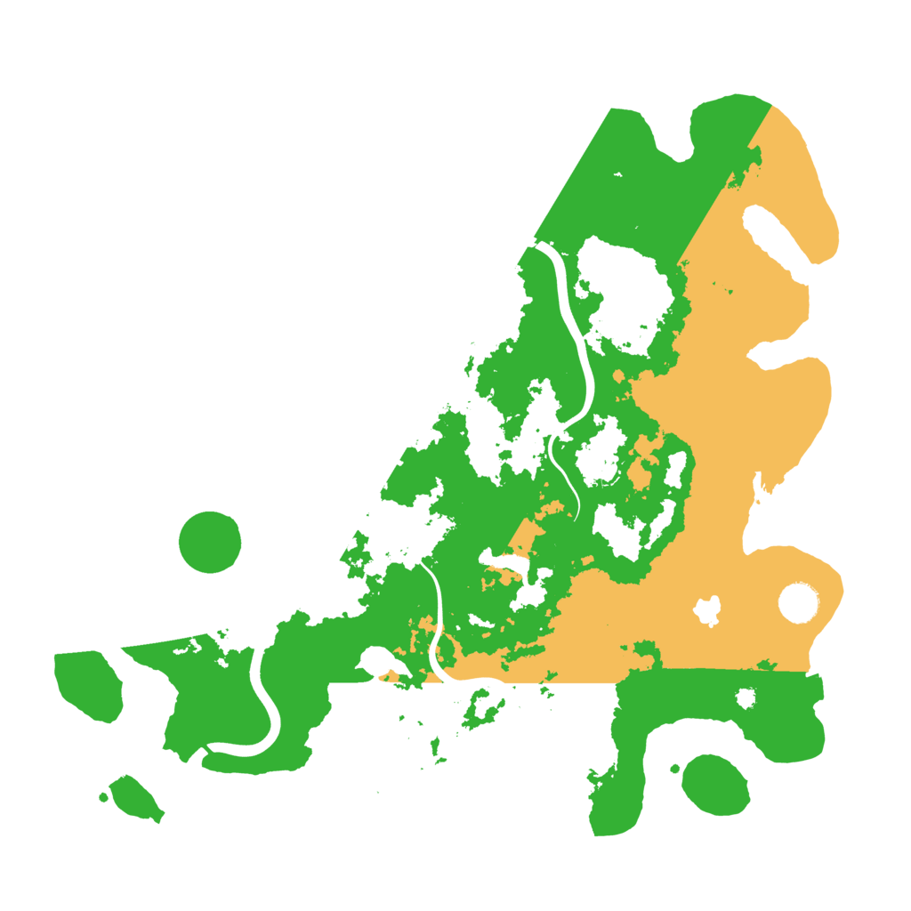Biome Rust Map: Procedural Map, Size: 4000, Seed: 75933