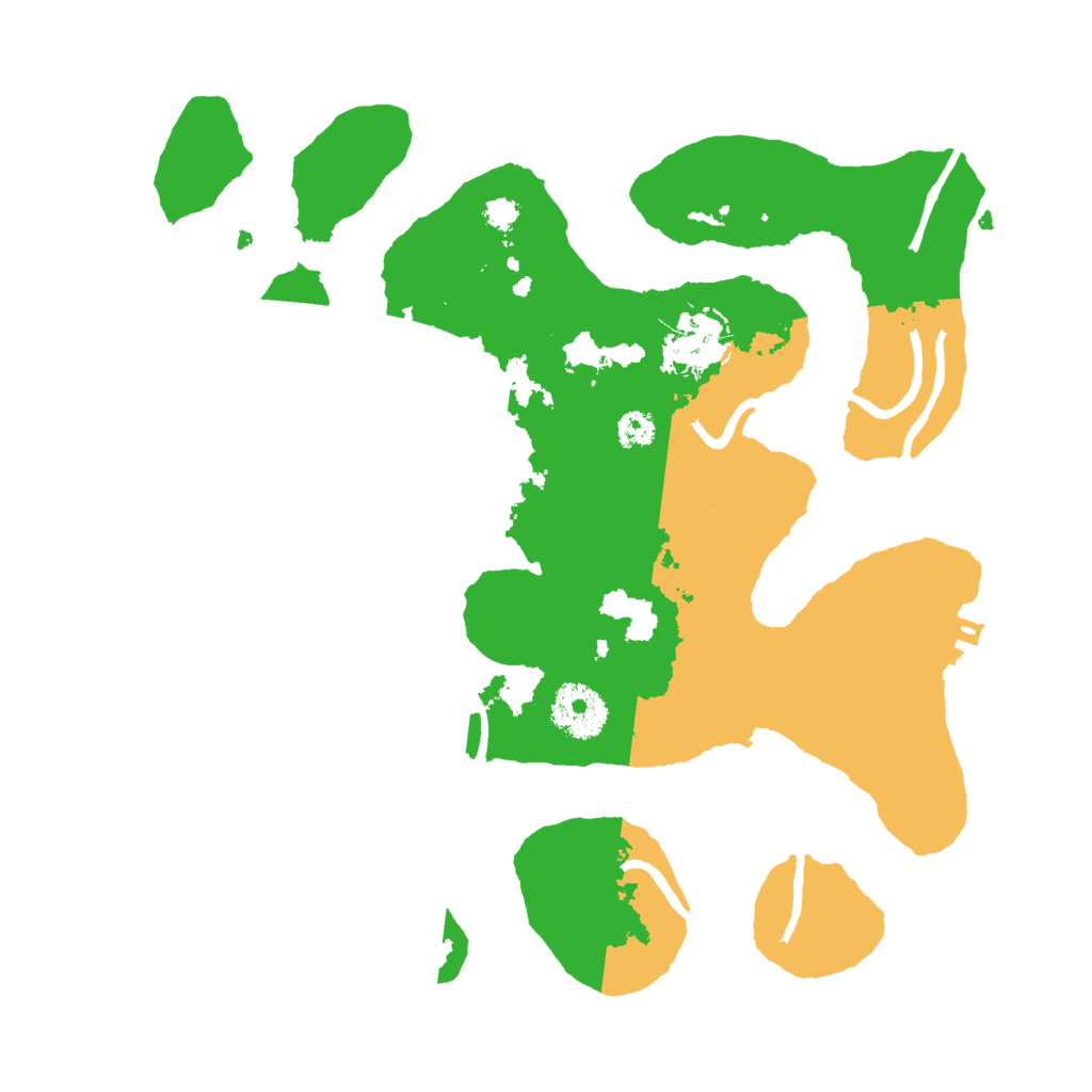 Biome Rust Map: Procedural Map, Size: 3000, Seed: 70324482