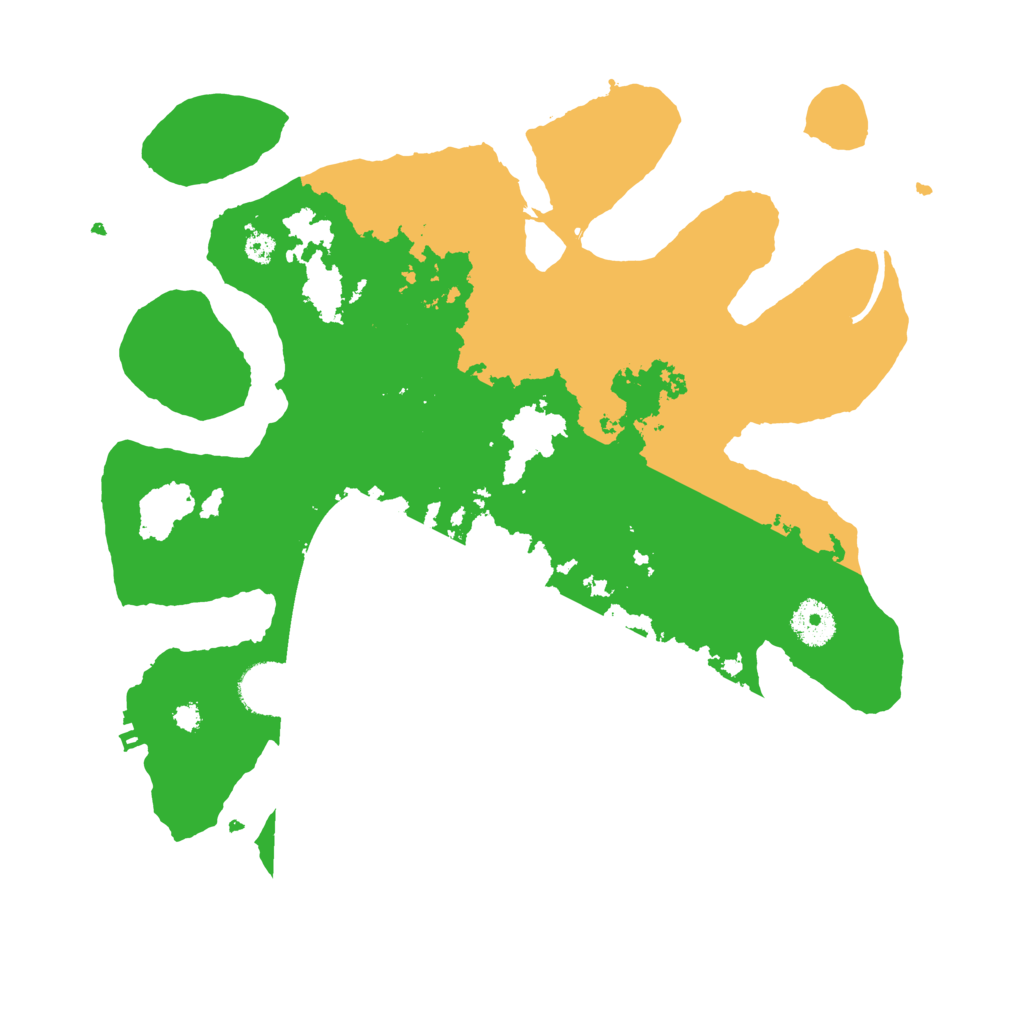 Biome Rust Map: Procedural Map, Size: 3500, Seed: 4731804
