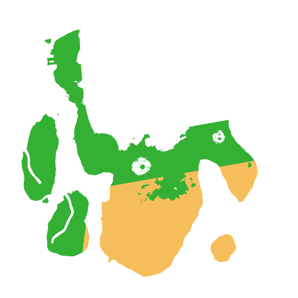 Biome Rust Map: Procedural Map, Size: 2500, Seed: 103