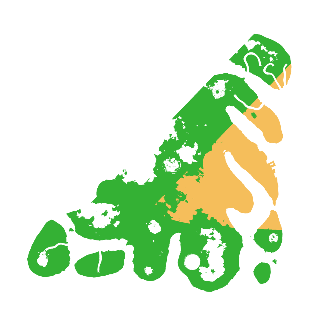 Biome Rust Map: Procedural Map, Size: 3500, Seed: 1357924680