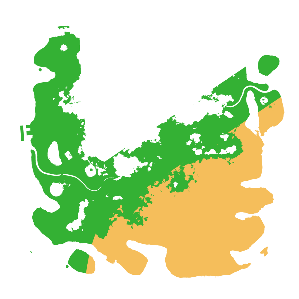 Biome Rust Map: Procedural Map, Size: 3950, Seed: 1023933527