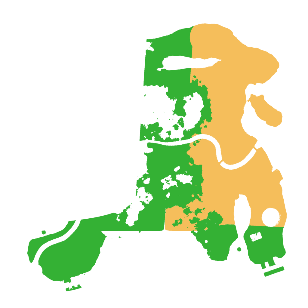 Biome Rust Map: Procedural Map, Size: 3000, Seed: 61163313