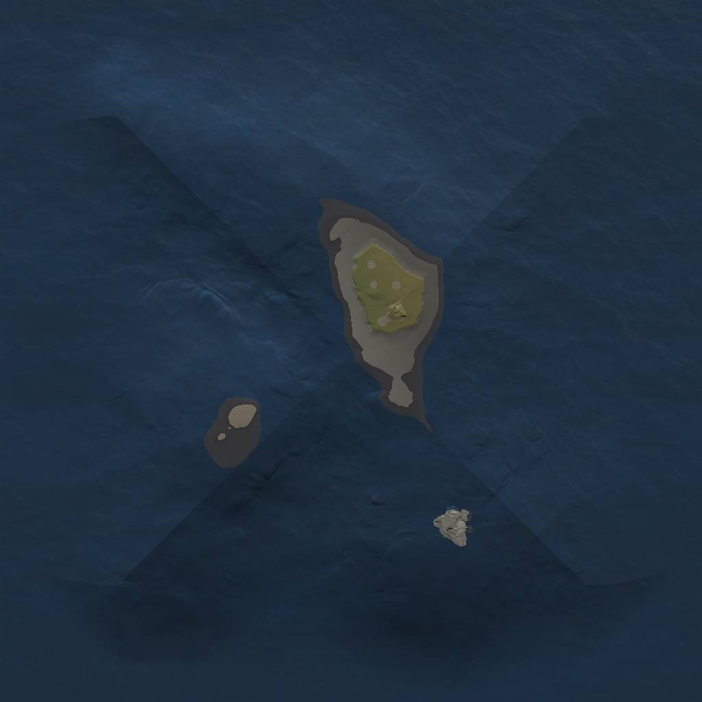 Rust Map: Procedural Map, Size: 1000, Seed: 38912, 3 Monuments