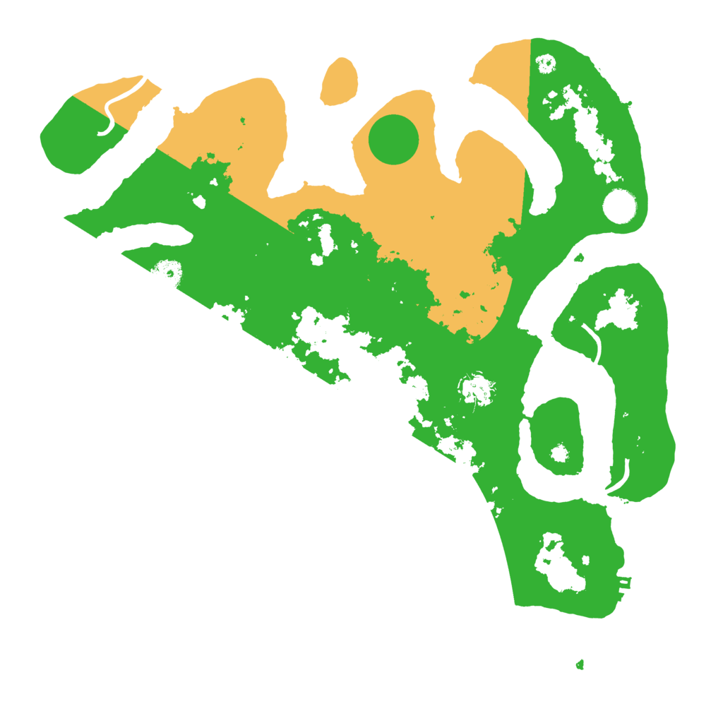 Biome Rust Map: Procedural Map, Size: 3800, Seed: 1143421162