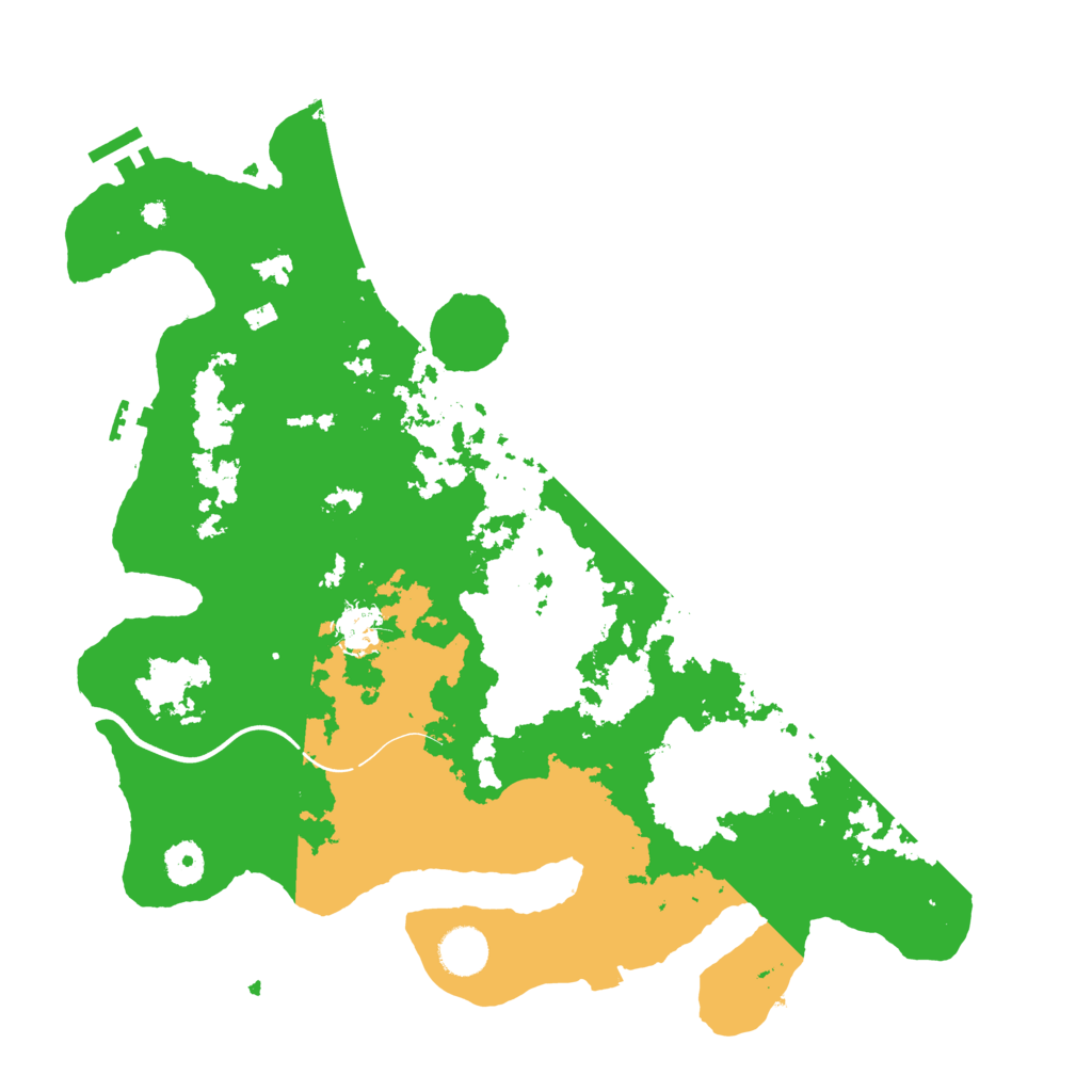 Biome Rust Map: Procedural Map, Size: 3900, Seed: 35
