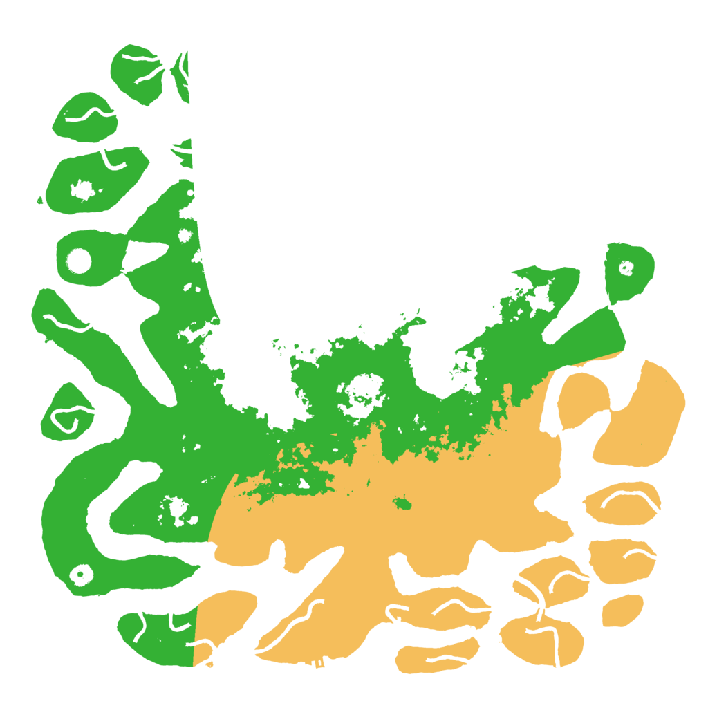 Biome Rust Map: Procedural Map, Size: 5000, Seed: 129048