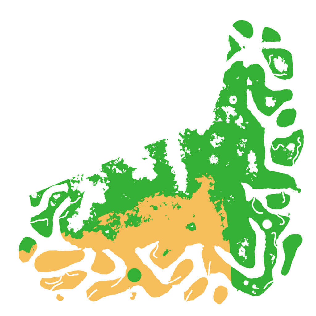 Biome Rust Map: Procedural Map, Size: 6000, Seed: 14076962