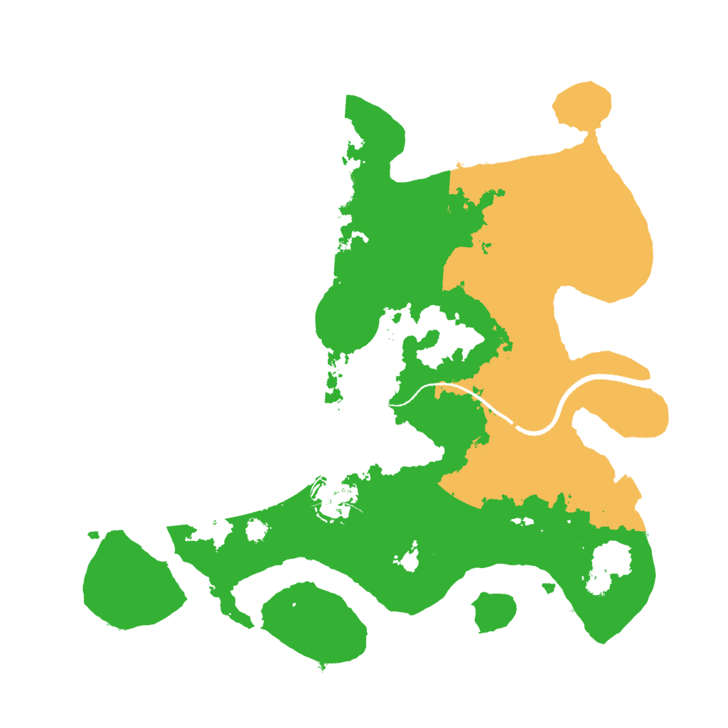 Biome Rust Map: Procedural Map, Size: 3000, Seed: 1048313052