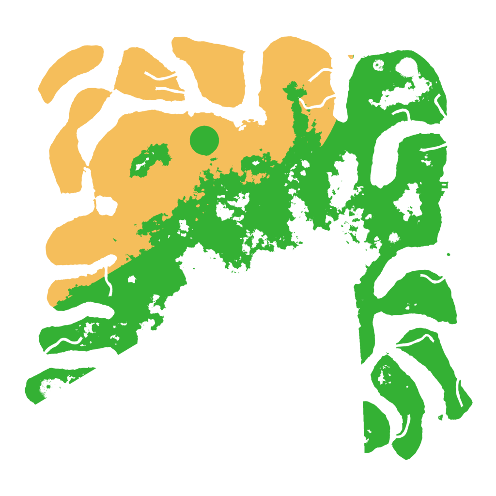 Biome Rust Map: Procedural Map, Size: 4500, Seed: 77629801