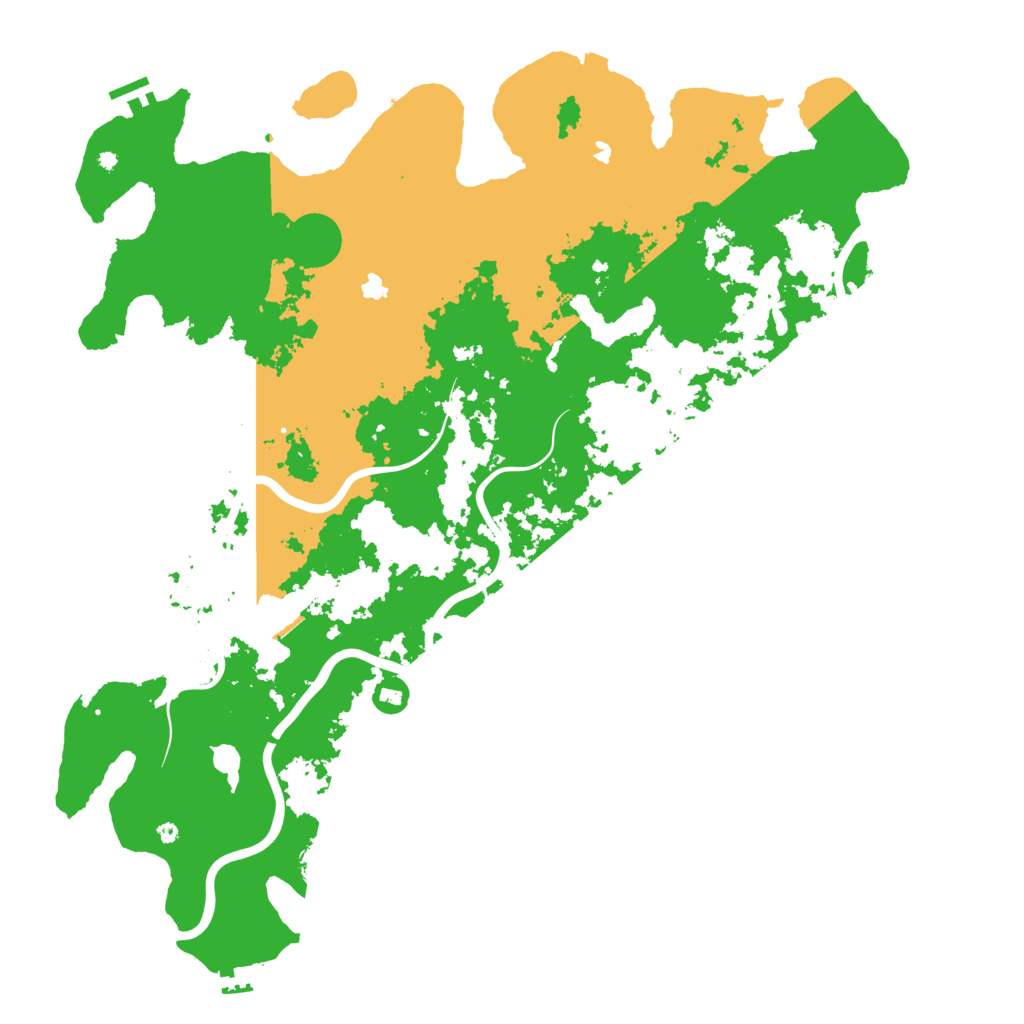 Biome Rust Map: Procedural Map, Size: 5000, Seed: 13