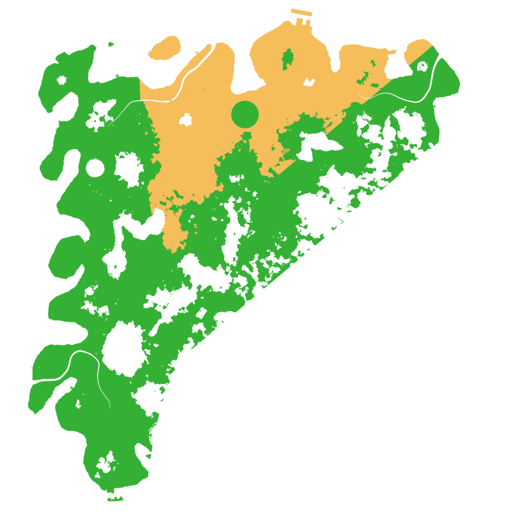 Biome Rust Map: Procedural Map, Size: 5000, Seed: 13