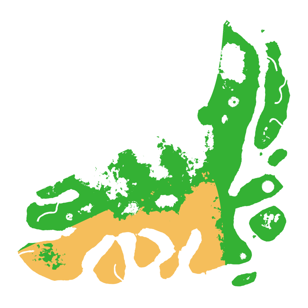 Biome Rust Map: Procedural Map, Size: 4500, Seed: 40316