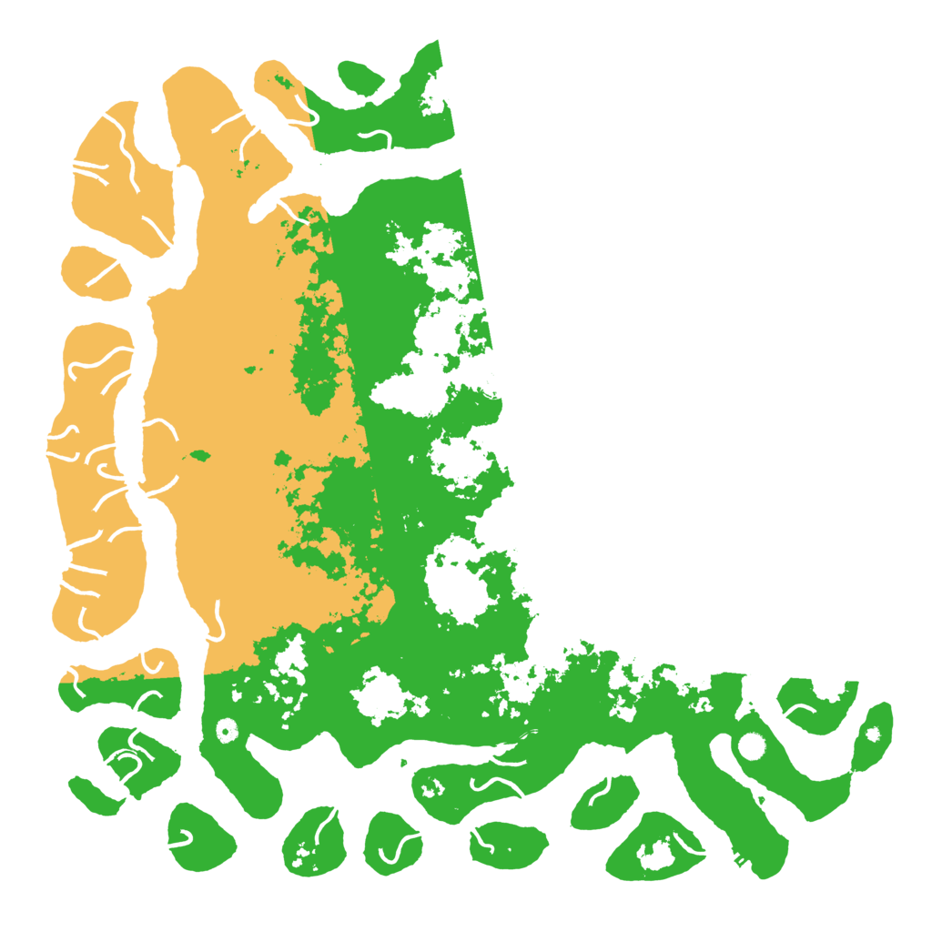 Biome Rust Map: Procedural Map, Size: 6000, Seed: 1578076062