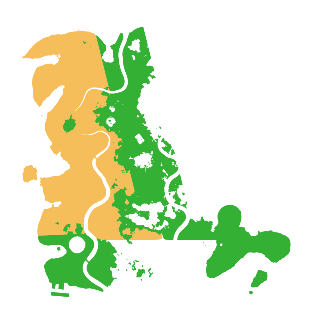 Biome Rust Map: Procedural Map, Size: 3550, Seed: 995290