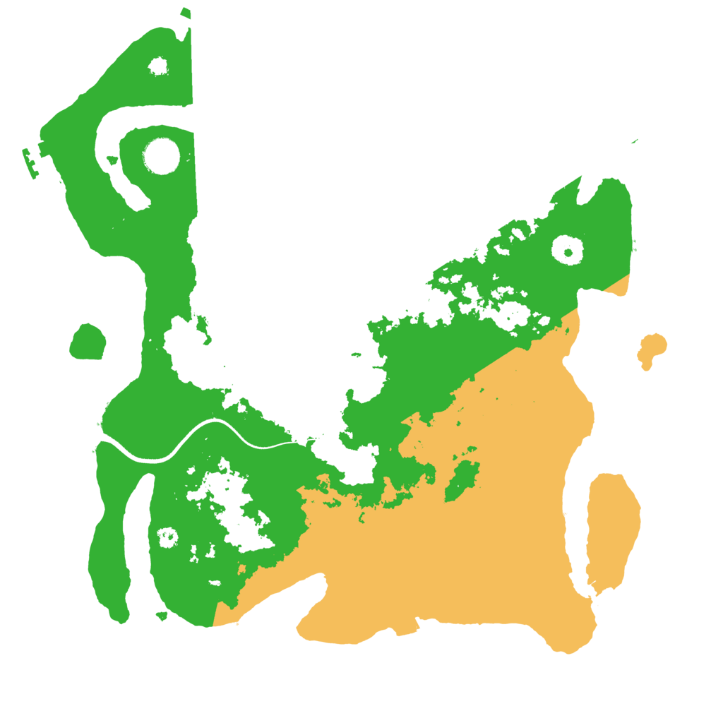 Biome Rust Map: Procedural Map, Size: 3500, Seed: 1150433642