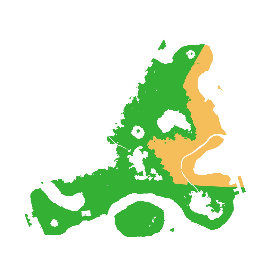 Biome Rust Map: Procedural Map, Size: 3000, Seed: 177185701