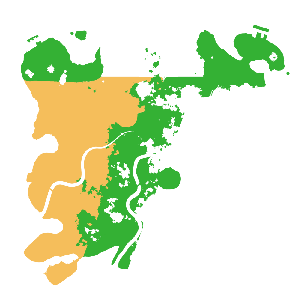 Biome Rust Map: Procedural Map, Size: 3850, Seed: 1584768260