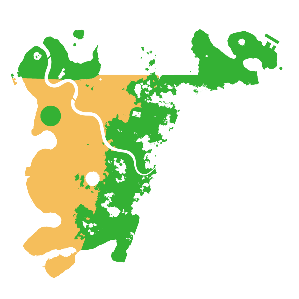 Biome Rust Map: Procedural Map, Size: 3850, Seed: 1584768260