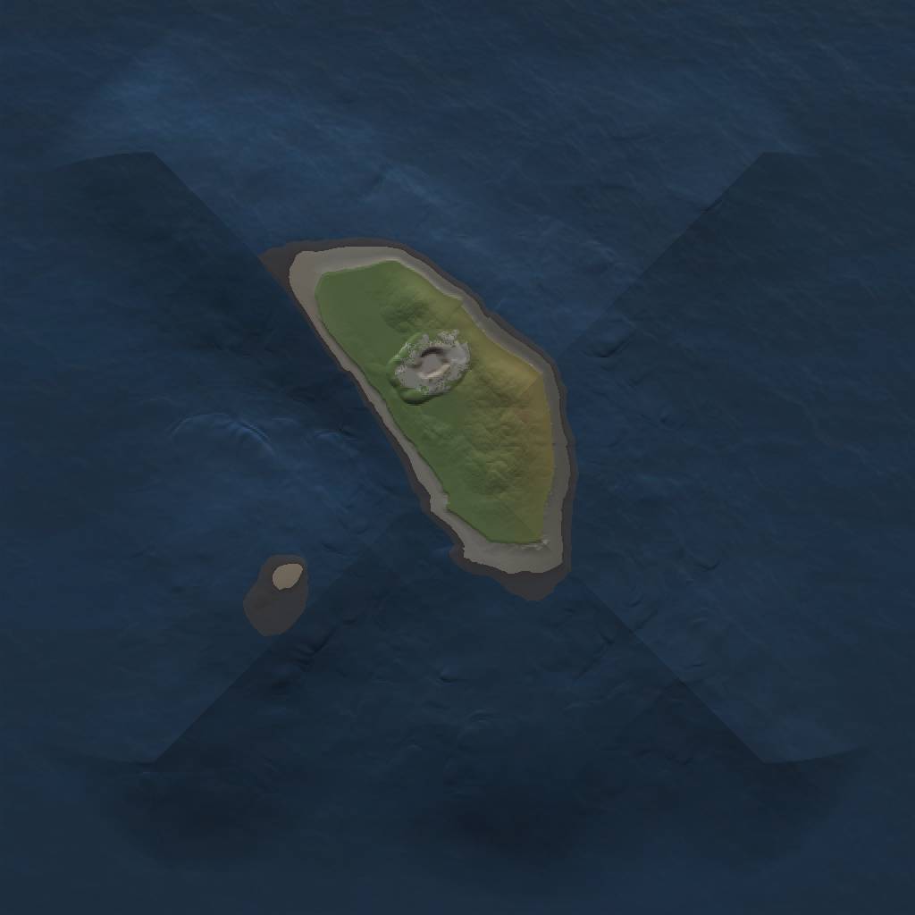 Rust Map: Barren, Size: 1100, Seed: 38912, 2 Monuments